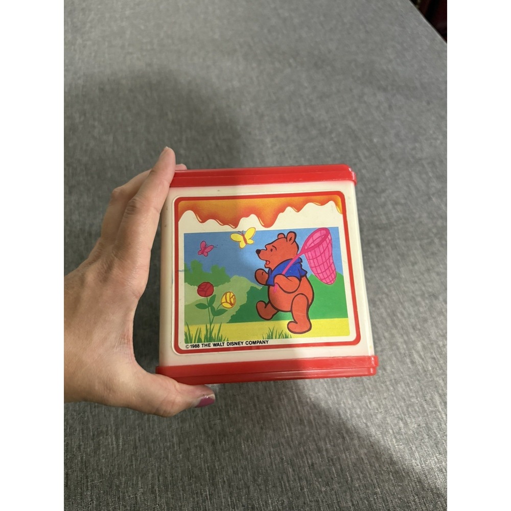 Vintage 1988 Disney Winnie the Pooh Jack in the Box Toy